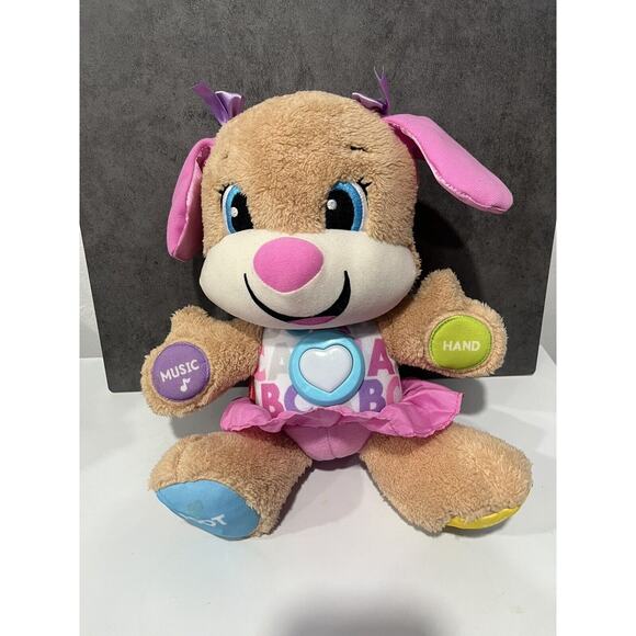Fisher-Price Laugh &Learn Smart Stages Sis Plush Toy with 75+Songs & Sounds GIRL - Picture 2 of 6